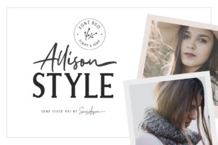 Allison Style Duo: A Premium Font for Editorial Design