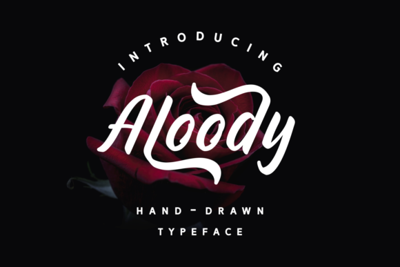 Aloody: A Bold Script Typeface for Editorial Impact