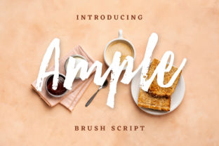 Ample: A Bold Script Font for Editorial Design