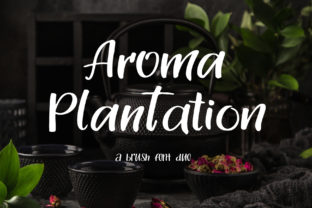 Aroma Plantation Duo: A Handlettered Typeface for Editorial Design