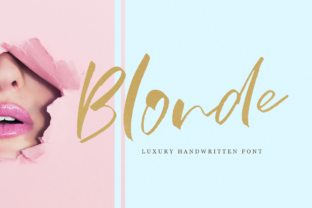 Blonde: A Premium Script Font for Branding