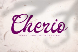 Cherio: A Smooth Script Font for Handmade Brands