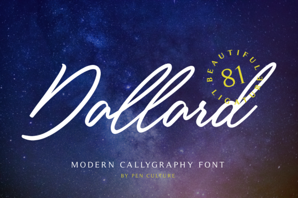 Dallard: A Modern Calligraphy Font for Crafters