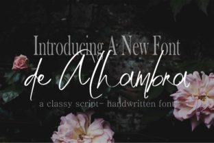 De Alhambra: The Perfect Handwritten Font for Your Brand