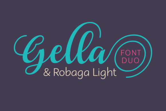 Gella Robaga Duo: A Premium Script Font for Web Design