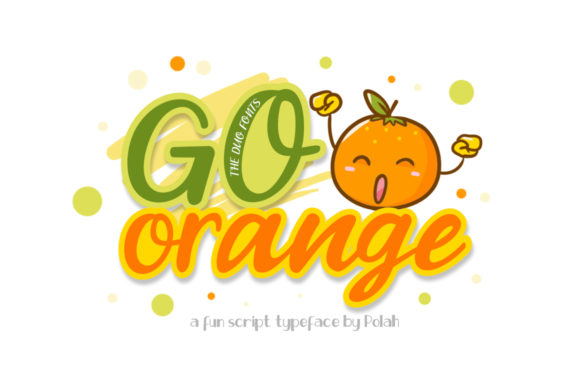 Go Orange: A Fun Script Typeface for Branding