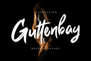 Guttenbay: A Bold Script Font for Editorial Design