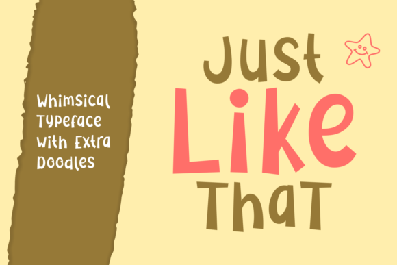 Just Like That: A Whimsical Script Typeface for Editors