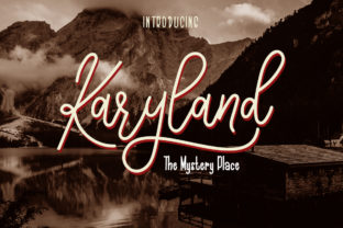 Karyland Duo: A Hand-Lettered Typeface for Web Design
