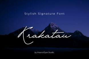 Krakatau: A Handwritten Typeface for Makers