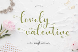 Lovely Valentine: A Modern Script Font for Editorial Design
