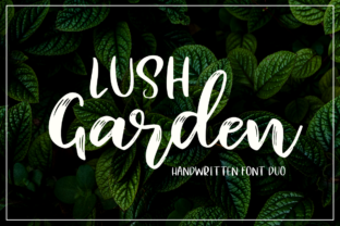 Lush Garden Duo: A Premium Script Font for Editors