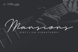 Mansions Font: A Signature Script for Campaigns