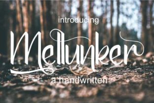 Mellunker: A Handwritten Font for Elegant Editorial Design