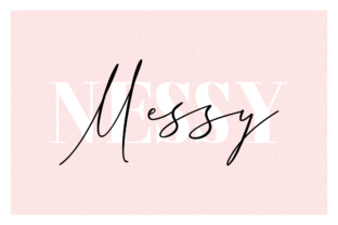 Messy Nessy Duo: A Playful Font for Makers
