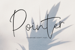 Pointer: A Modern Calligraphy Font for Campaigns