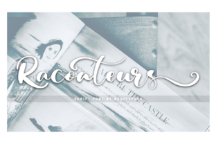 Raconteurs: An Elegant Script Font for Editorial Design
