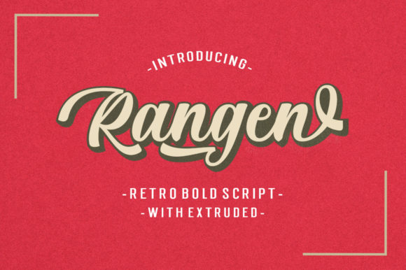 Rangen: A Retro Script Font for Modern Web Design