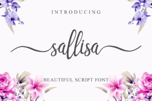 Sallisa: A Modern Script Font for Elegant Editorial Design
