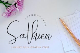 Sathien: A Luxurious Script Font for Makers