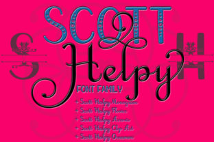 Scott Helpy Family: A Handwritten Font for Makers