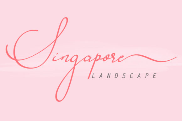 Singapore Landscape: A Classy Typeface for Your Brand