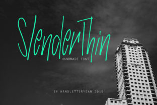 Slender Thin: A Script Font for Modern Branding