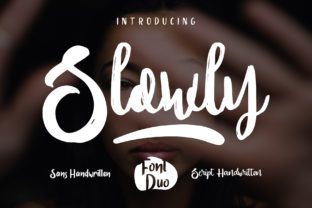 Slowly Duo: A Versatile Script Font for Makers