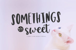 Somethings Sweet: A Chic Handwritten Font for Branding