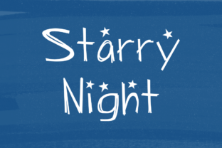 Starry Night: A Handwritten Font for Web Design