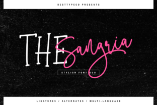 The Sangria Duo: A Premium Font Review for Brand Design